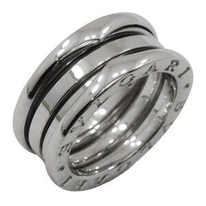 BVLGARI B-zero1 Ring Be zero one 2 bands K18 white gold #5.4(US Size)